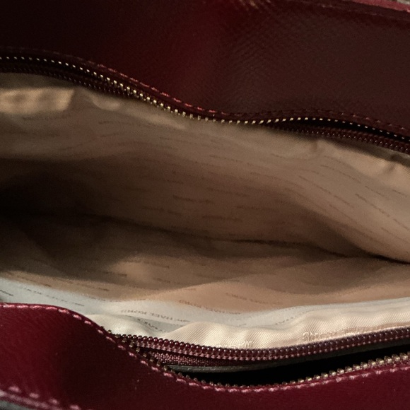 Michael Kors Red Tote Bag with Gold Hardware - Picture 8 of 12